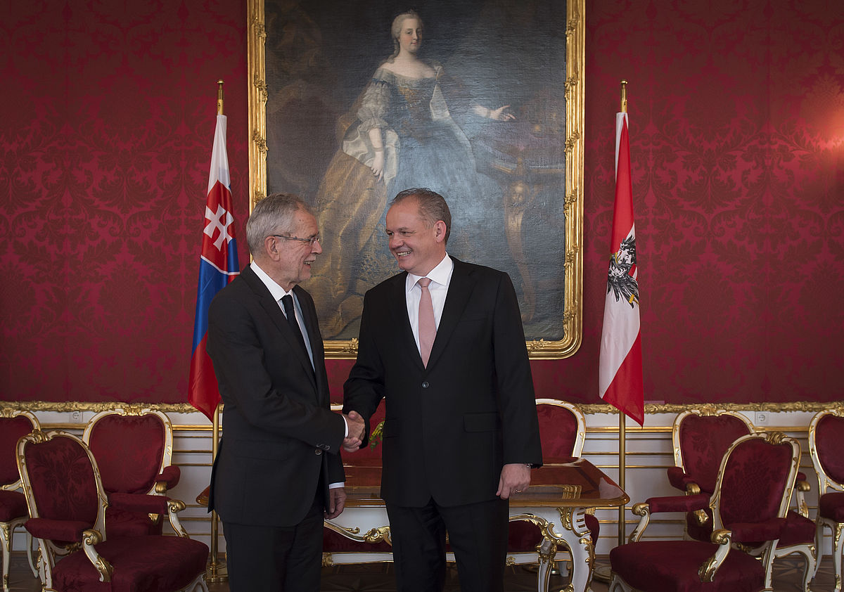Gespräch mit dem Präsidenten der Slowakischen Republik