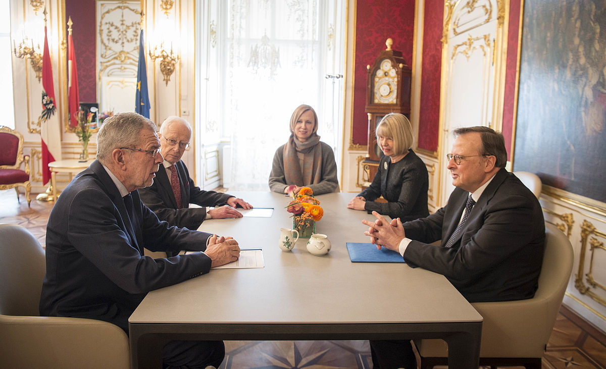 Gespräch mit dem Präsidenten des Europäischen Gerichtshofes für Menschenrechte