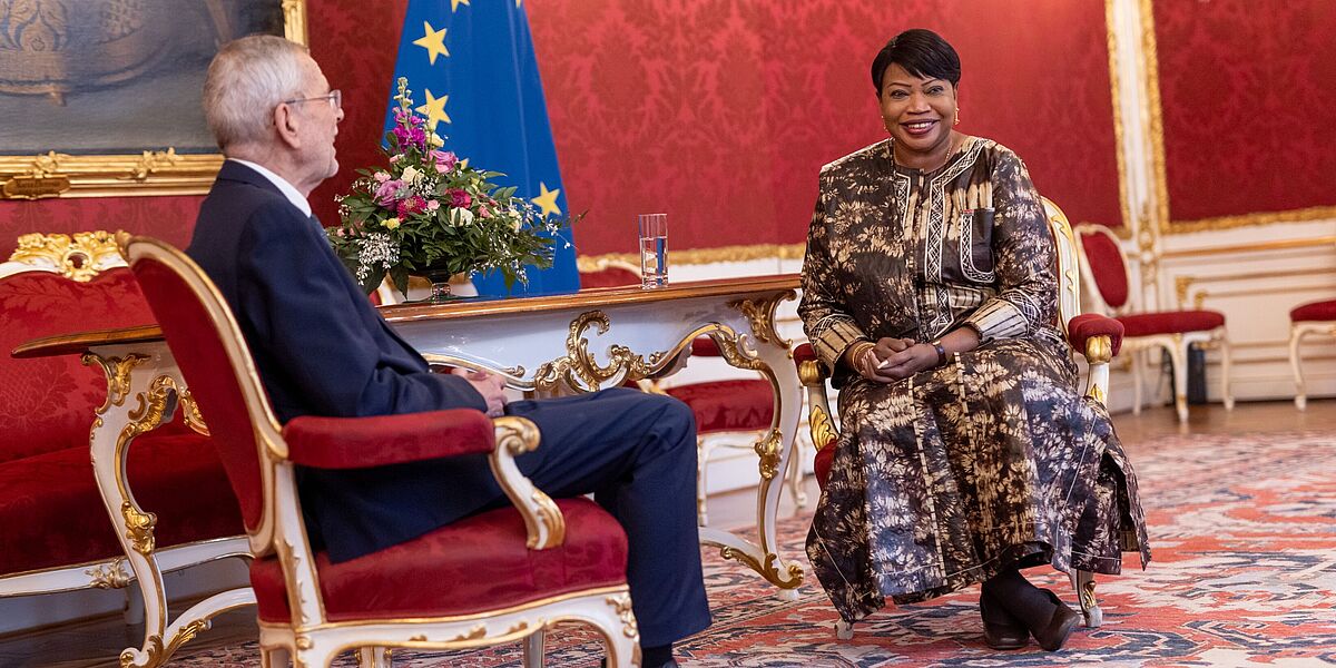 Überreichung von Beglaubigungsschreiben an Bundespräsident Alexander Van der Bellen