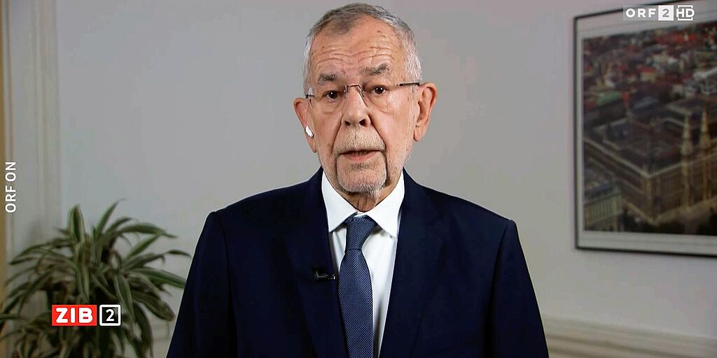 Unwetter:  Bundespräsident rief in der ORF-"ZIB2" zu Zusammenhalt auf