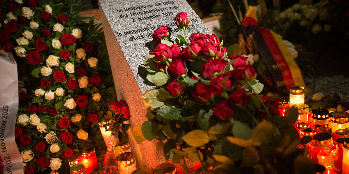 Gedenkakt für die Opfer des Terroranschlages vom 2. November 2020