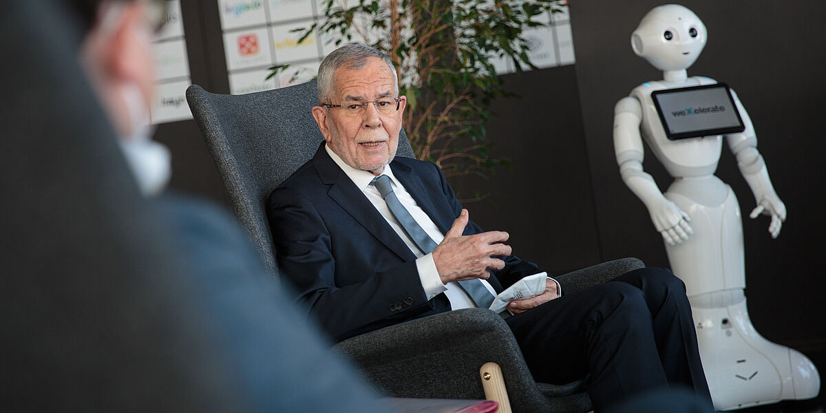 Besuch des Wiener Start Up-Zentrums weXelerate