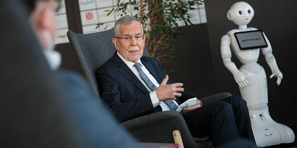 Besuch des Wiener Start Up-Zentrums weXelerate