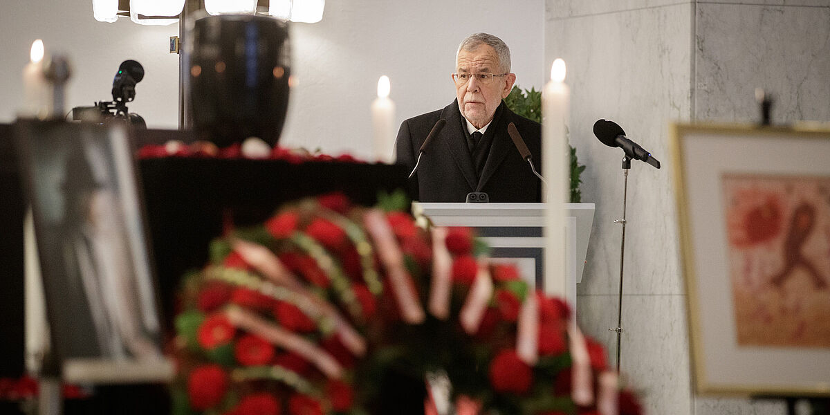 Rede von Bundespräsident Alexander Van der Bellen anlässlich der Beisetzung von Arik Brauer.