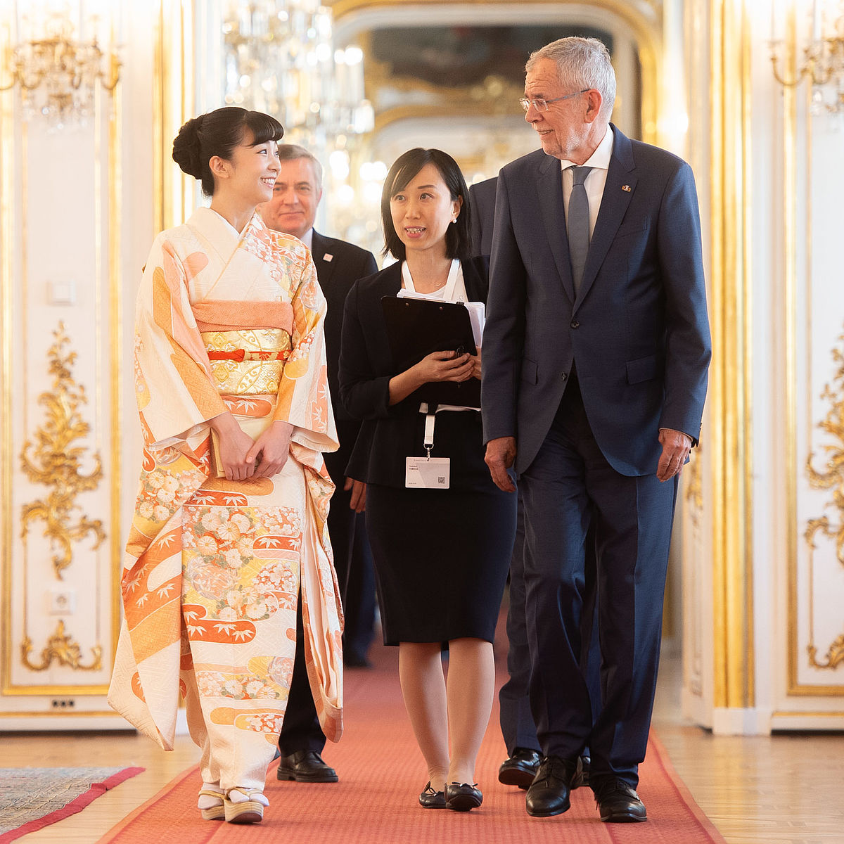 Japanische Prinzessin Kako zu Besuch beim Bundespräsidenten