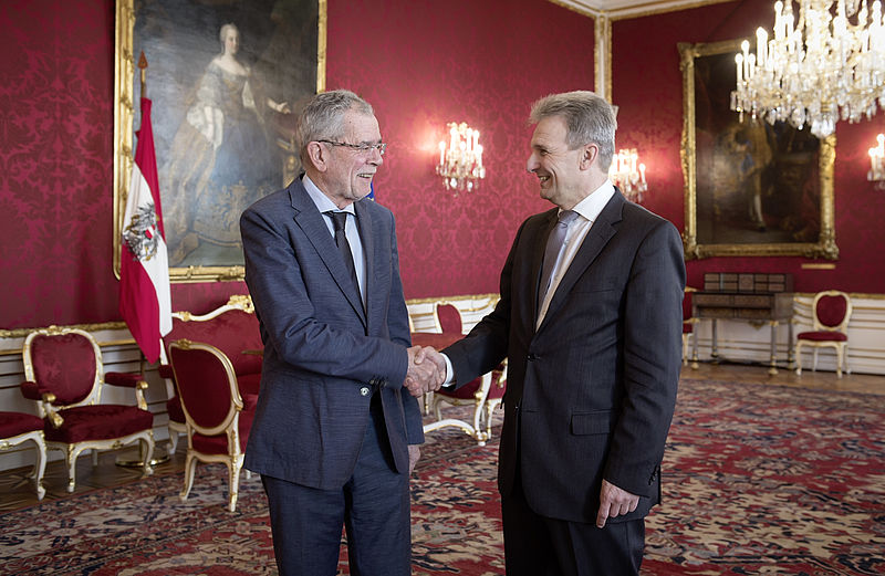 Gespräch mit dem Präsidenten des Österreichischen Gewerkschaftsbundes Erich Foglar