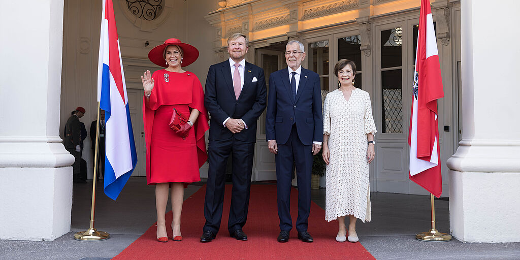 Das Königspaar der Niederlande zu Staatsbesuch in Österreich.