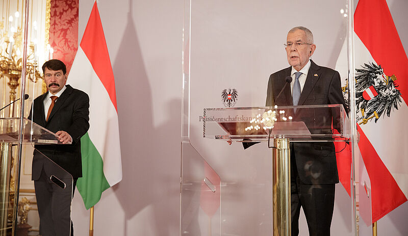 Arbeitsbesuch des Präsident der Republik Ungarn 30. Oktober 2020