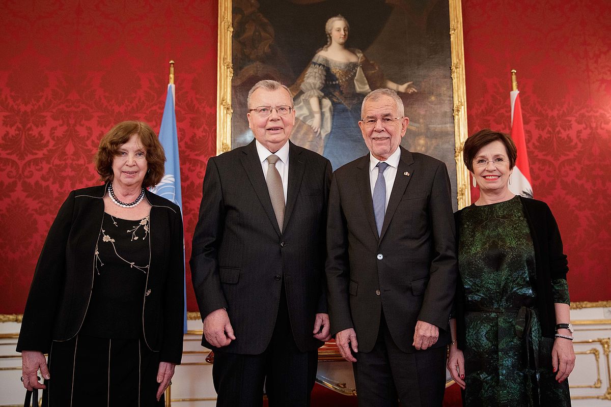 Abschiedsbesuch des Generaldirektors der UNO in Wien, Yuri Fedotow 29. Jänner 2020