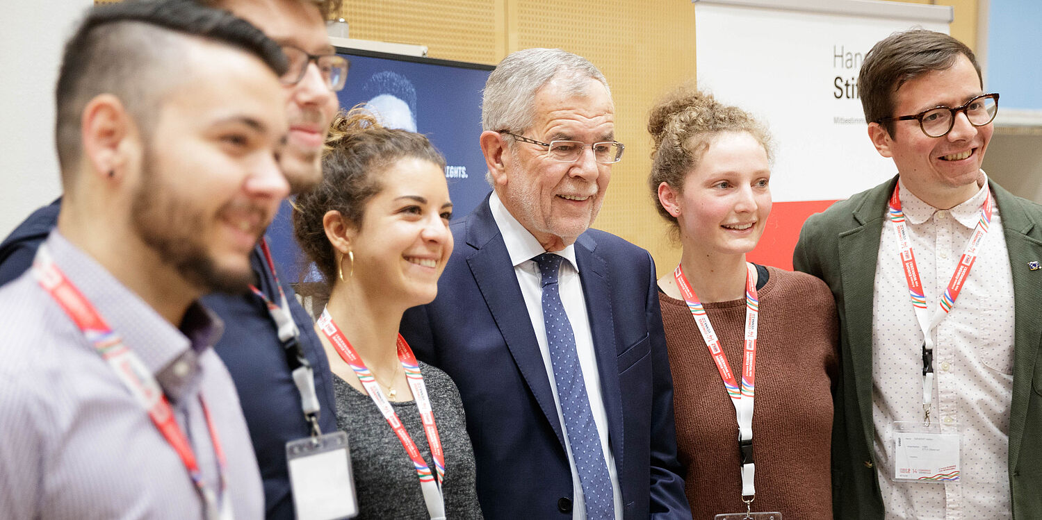 Alexander Van der Bellen am EGB-Kongress in Wien