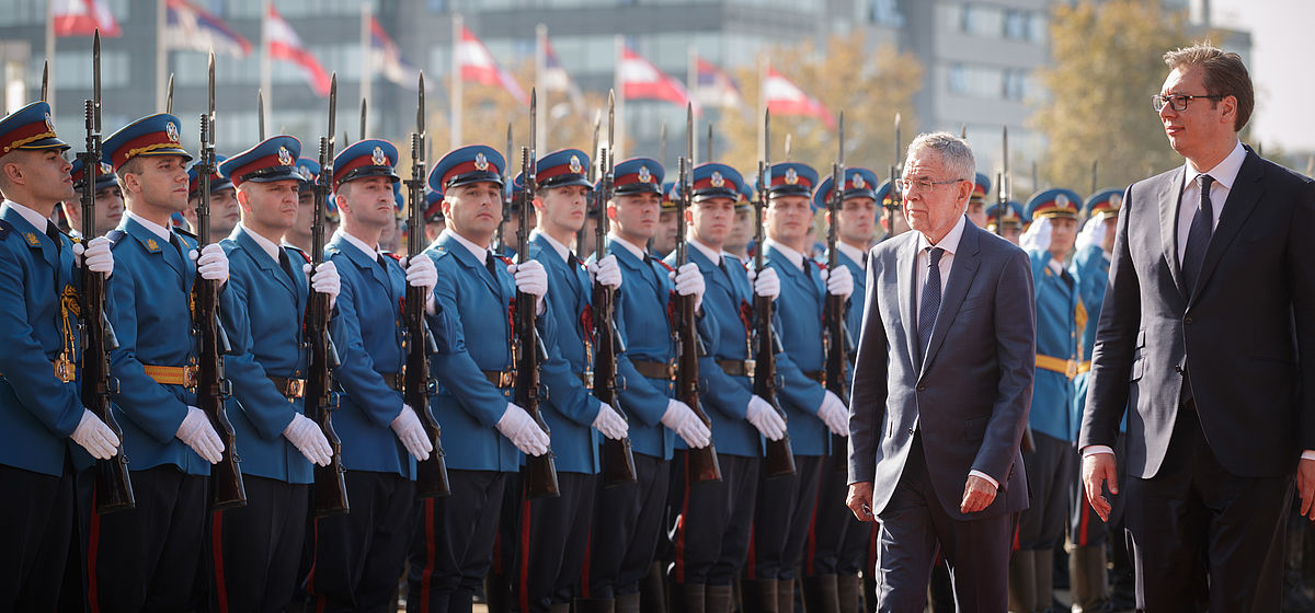 Offizieller Besuch in Serbien