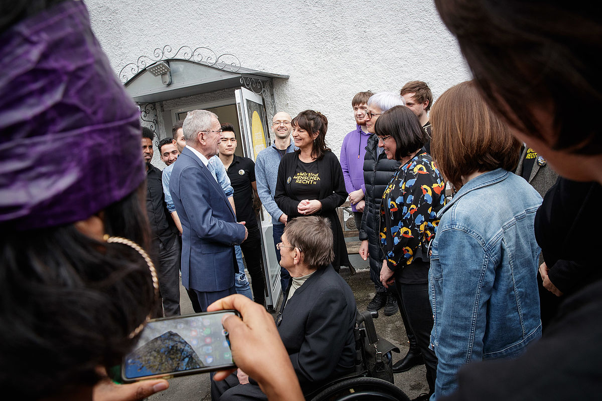 Besuch im Haus der Menschenrechte in Linz 4. März 2020