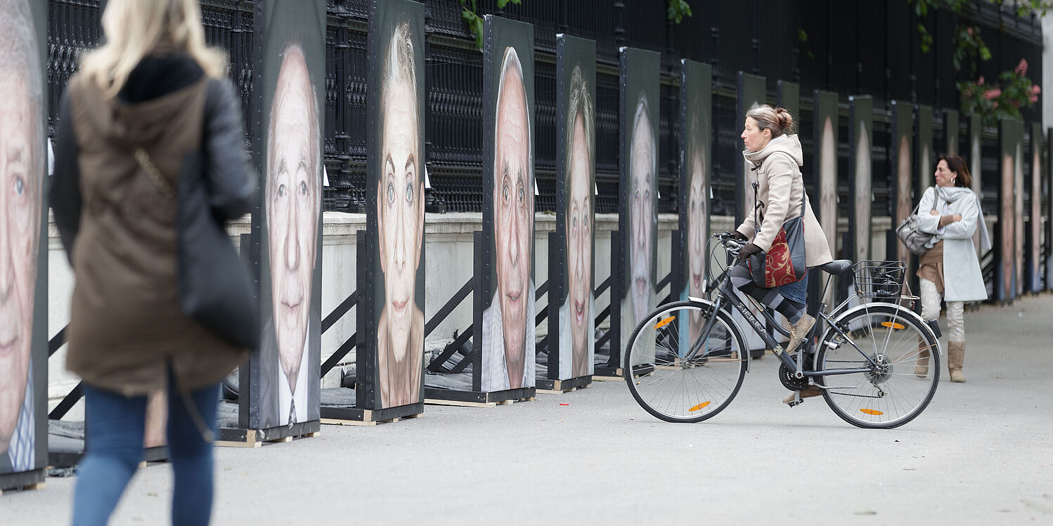 "Gegen das Vergessen" am Wiener Burgring