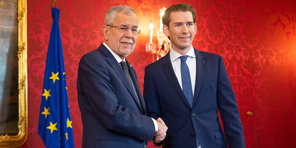 Auftrag zur Regierungsbildung an Sebastian Kurz