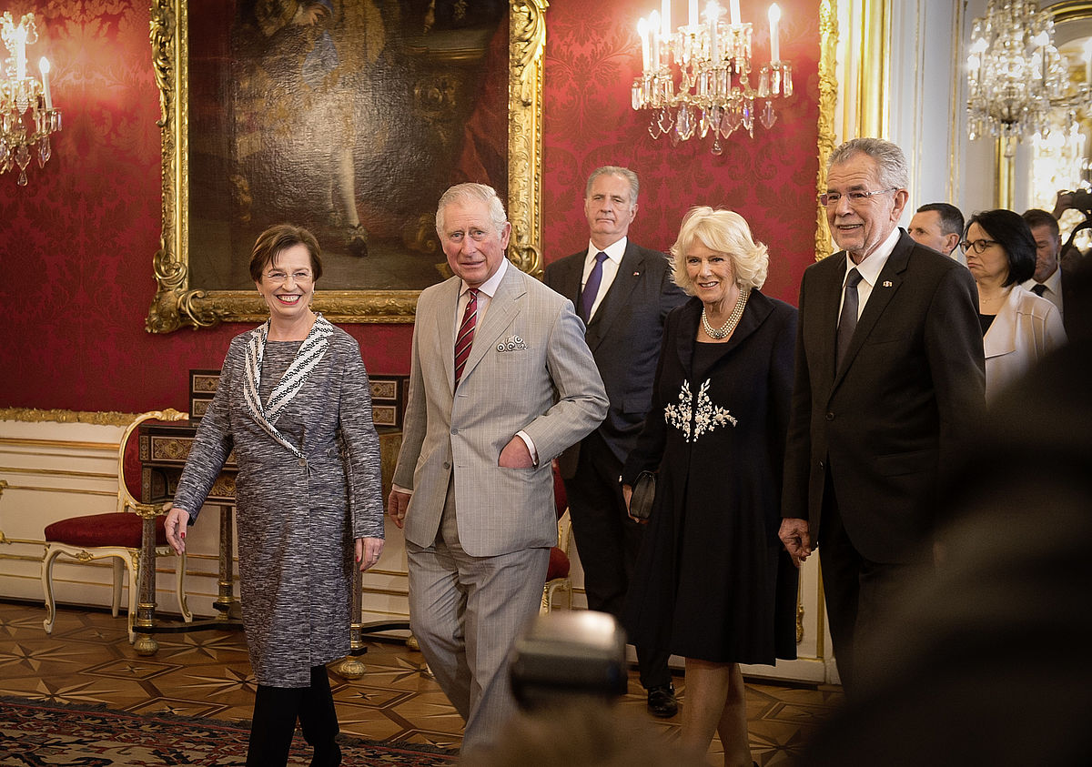 Offizieller Besuch des Prince of Wales und der Duchess of Cornwall in Österreich