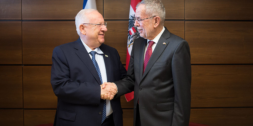 Bundespräsident trifft israelischen Staatspräsidenten Reuven Rivlin in Wien