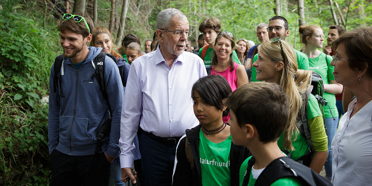 Gaisberg-Wanderung mit jungen Naturfreunden und Mitgliedern des Alpenvereins