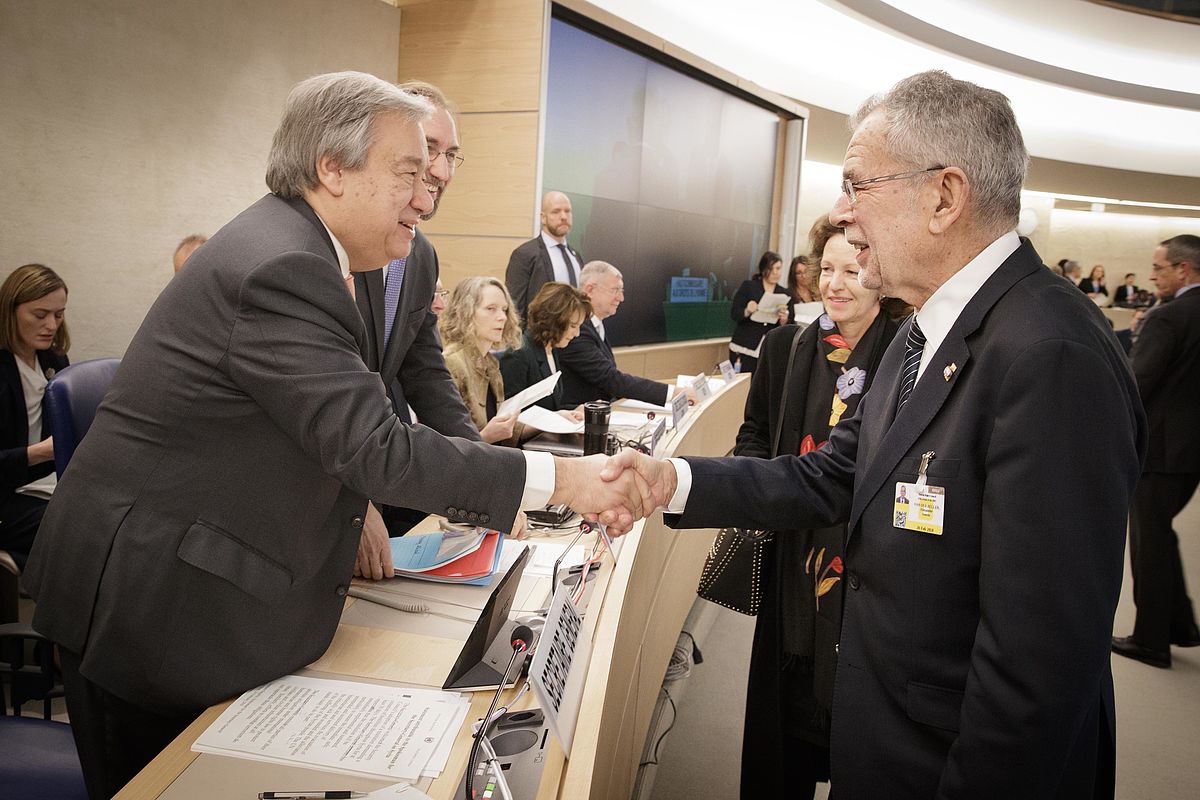 Arbeitsbesuch bei den Vereinten Nationen in Genf
