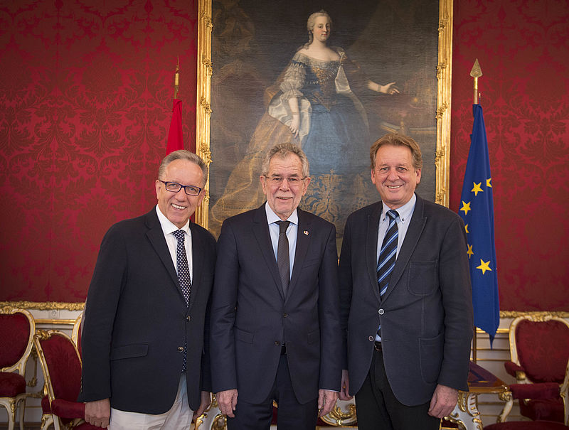 Gespräch mit dem Präsidenten der Arbeiterkammer und der Arbeiterkammer Tirol