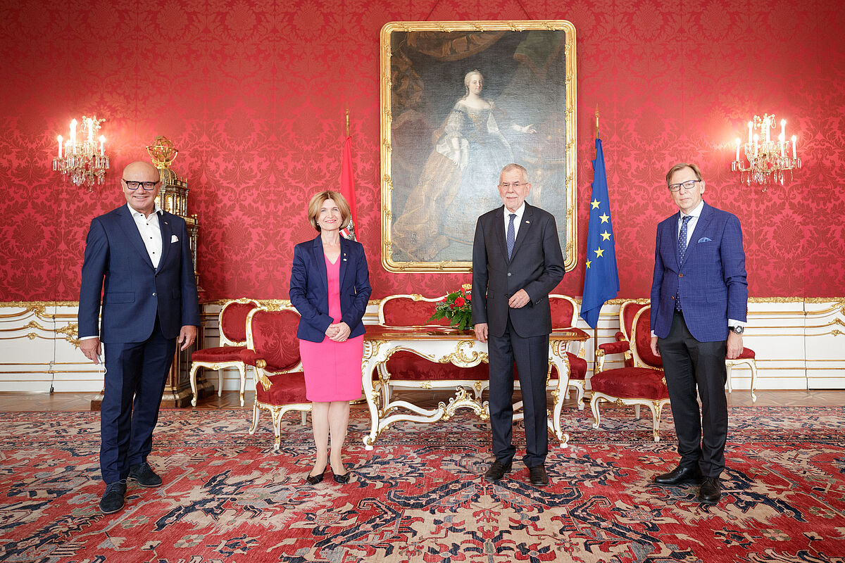 Gespräch mit dem neuen Bundesratspräsidium 13. Juli 2020