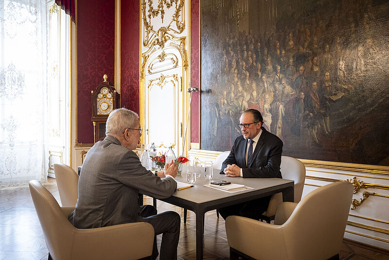 Gespräch mit Bundeskanzler Alexander Schallenberg 18. Februar 2025