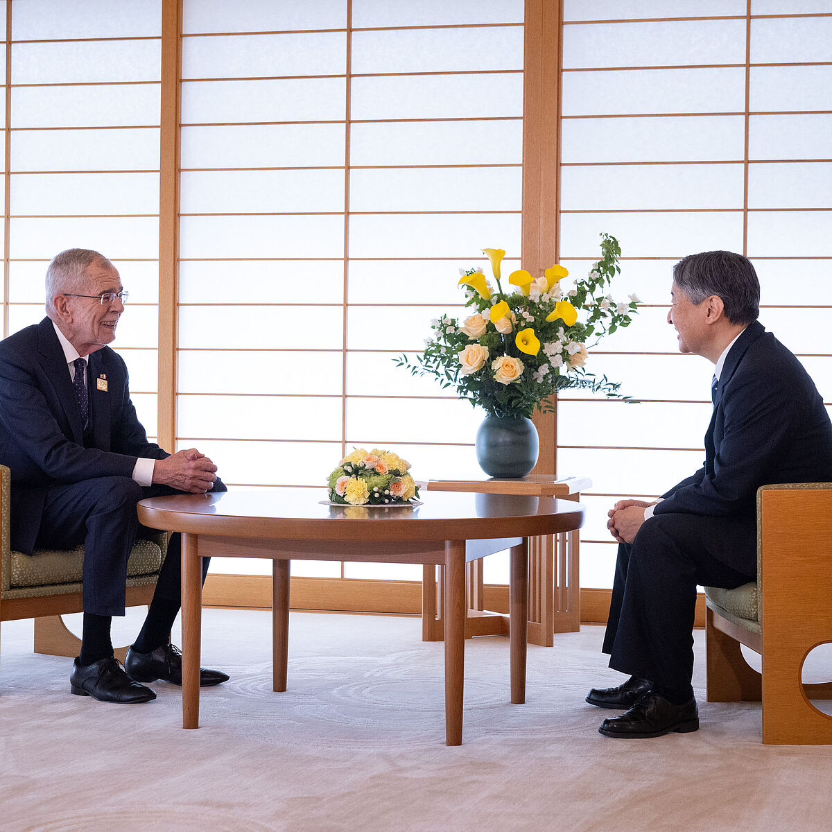 Audienz bei Tenno Naruhito 