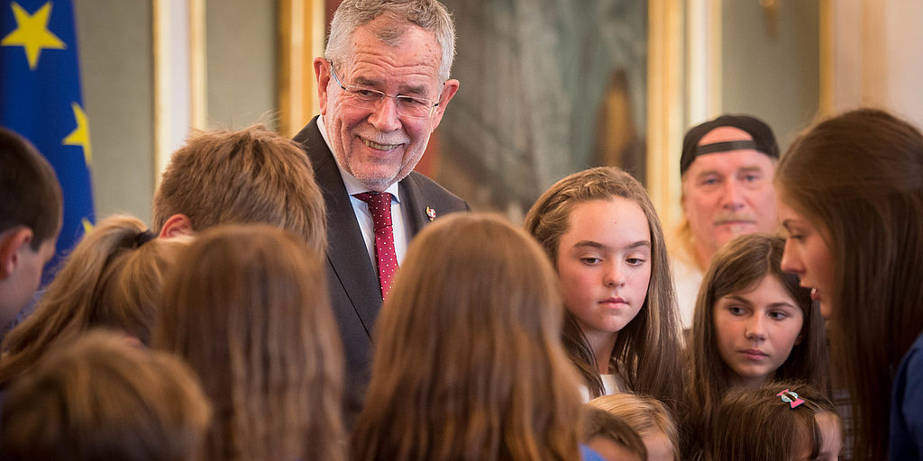 Schülertag in der Präsidentschaftskanzlei