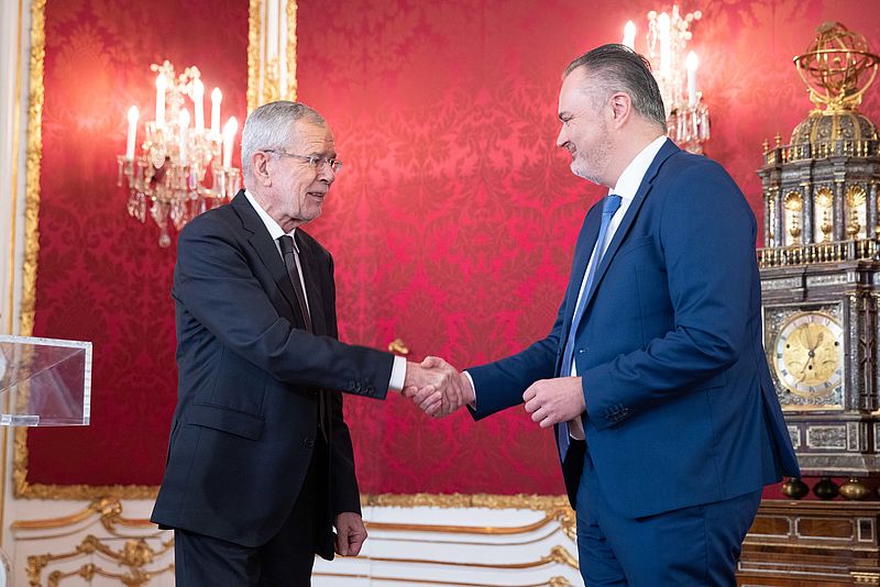 Angelobung von Hans Peter Doskozil zum Landeshauptmann 18. Februar 2020