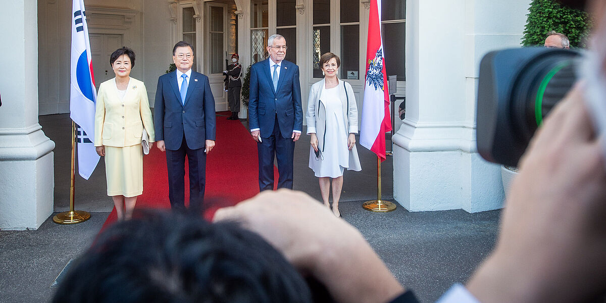Staatsbesuch des Präsidenten der Republik Korea, Moon Jae-in, in Österreich.
