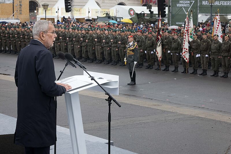 Nationalfeiertag: Angelobung von Rekrutinnen und Rekruten 26. Oktober 2022