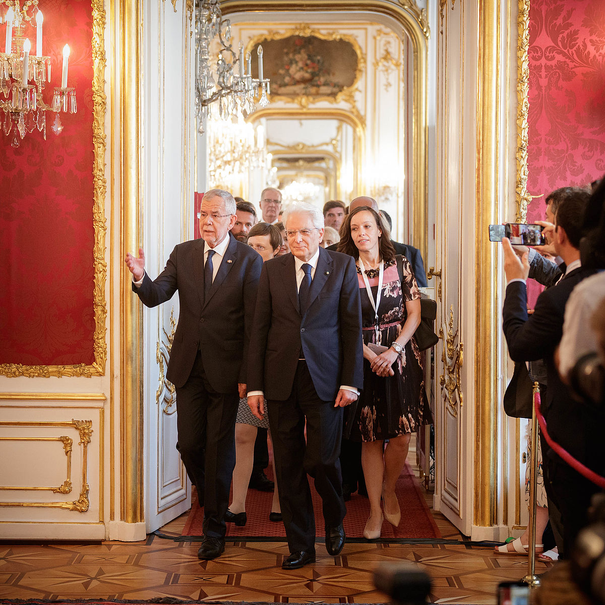 Staatsbesuch des Präsidenten der Italienischen Republik, Sergio Mattarella 1. Juli 2019