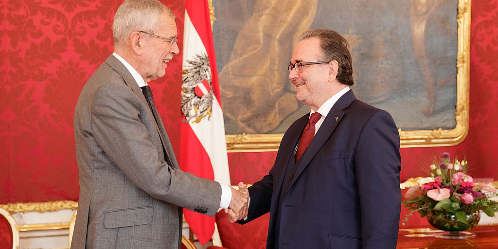 Antrittsbesuch des neuen Bischof der Evangelischen Kirche A.B. in Österreich