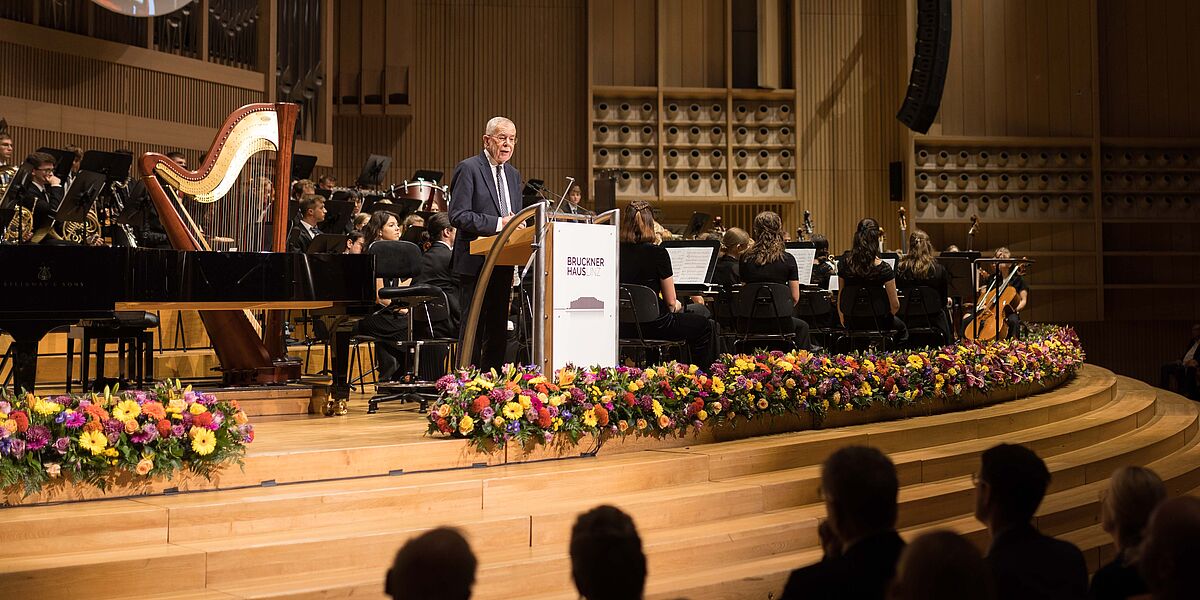 Der Bundespräsident eröffnet das Brucknerfest in Linz