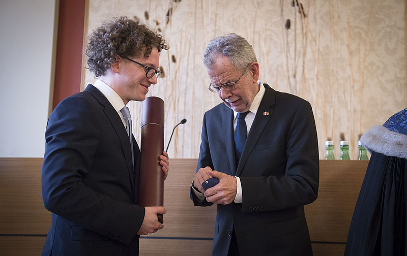 Sub auspiciis-Promotion an der Universität Wien
