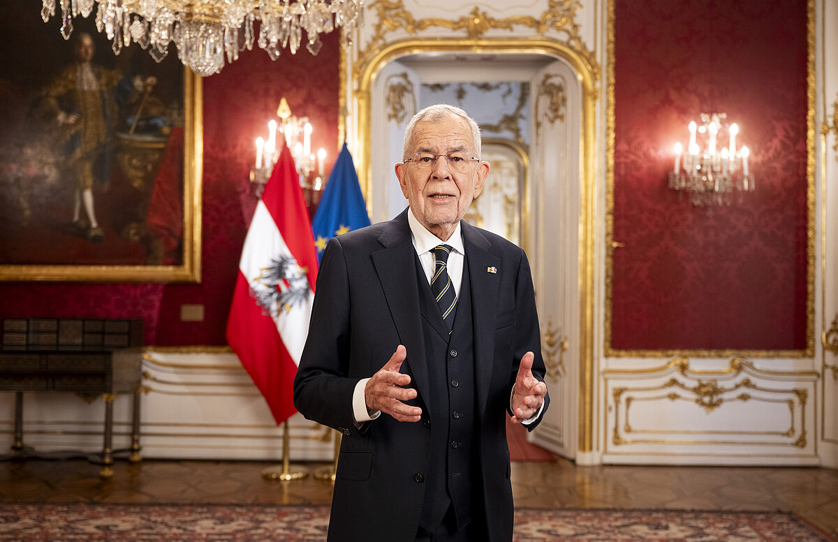 Nationalfeiertag: TV-Ansprache von Bundespräsident Alexander Van der Bellen