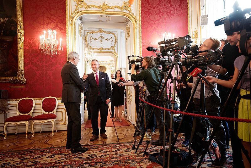 Gespräch mit dem designierten FPÖ-Chef Norbert Hofer 20. Mai 2019