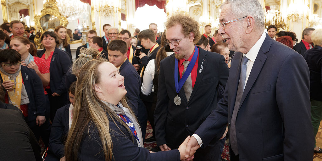 Empfang für das Österreich-Team der Special Olympics World Summer Games