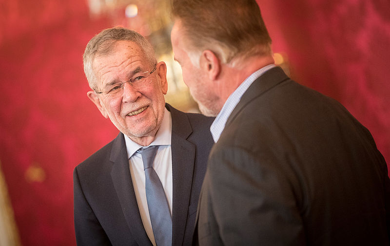 Gespräch mit "Klimaschutz-Partner" Arnold Schwarzenegger 30. Jänner 2019