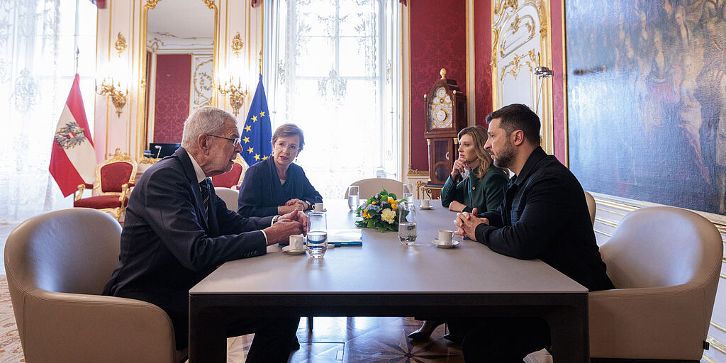 Offizieller Besuch des Präsidenten der Ukraine Wolodymyr Selenskyj in Österreich