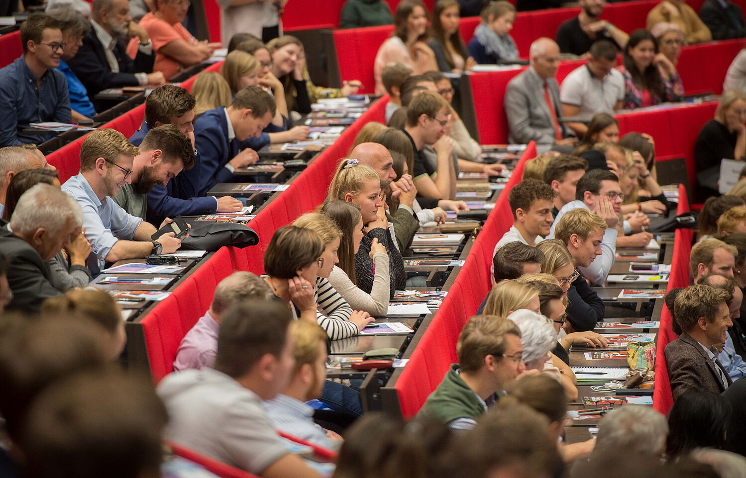 Publikum beim Europagespräch der Präsidenten