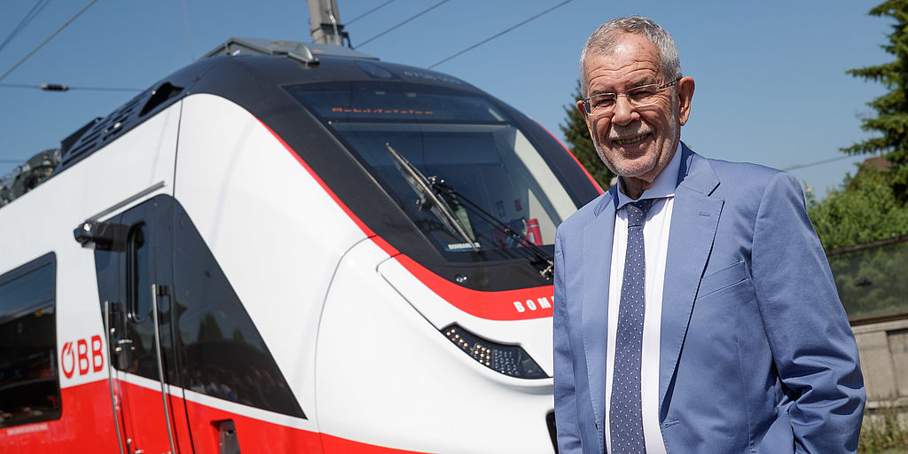 Besichtigung des neuen ÖBB-City-Jets "Talent 3" in Dornbirn