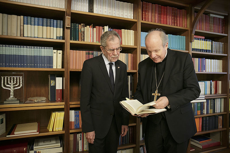 Adventbesuch von Bundespräsident Alexander Van der Bellen bei Kardinal Christoph Schönborn