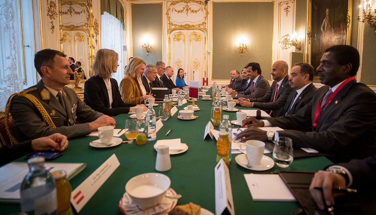 Offizieller Besuch des Emirs des Staates Katar, Scheich Tamim bin Hamad Al-Thani 5. März 2019
