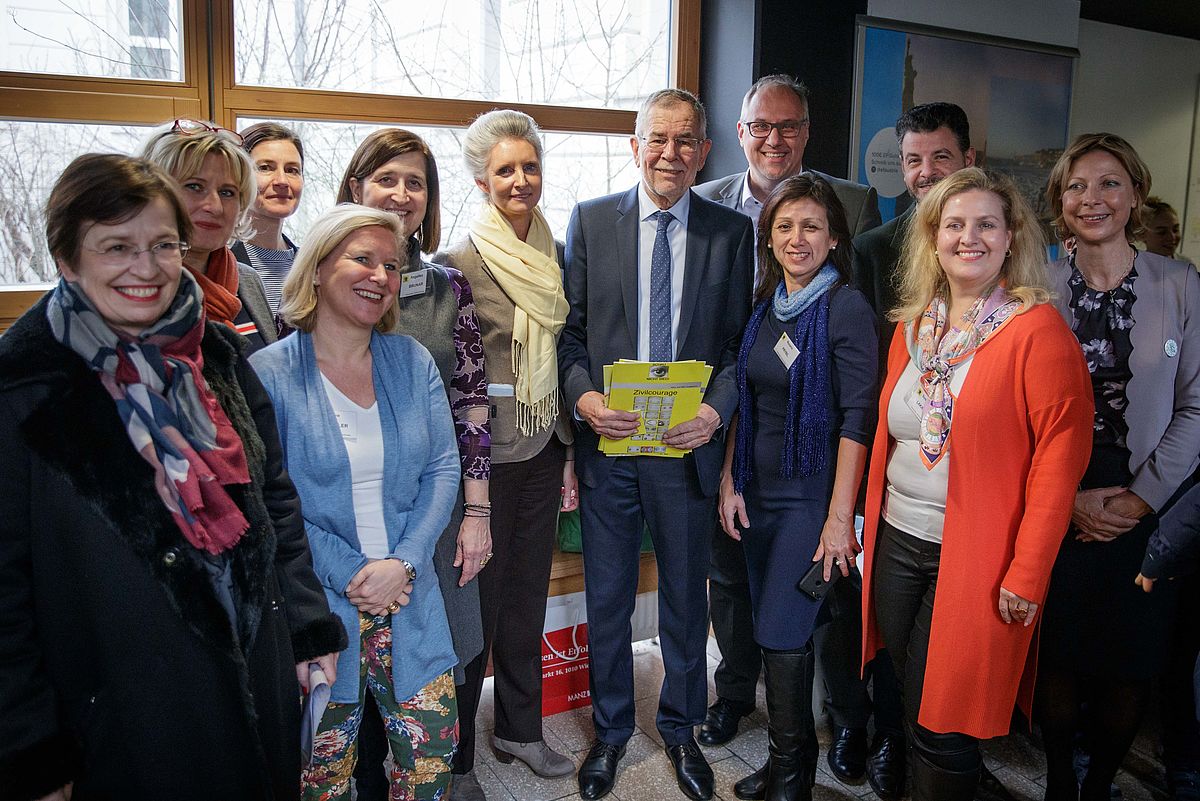 Alexander Van der Bellen zu Besuch im BG_BRG Kundmanngasse 31. Jänner 2019