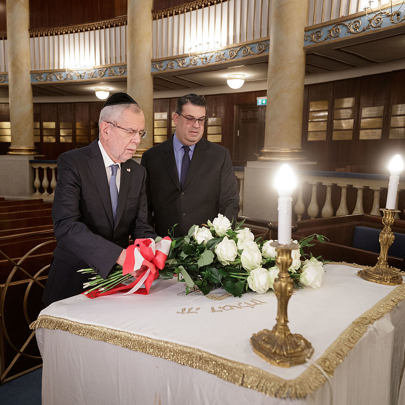 Solidaritätsbesuch im Wiener Stadttempel 11. Oktober 2019