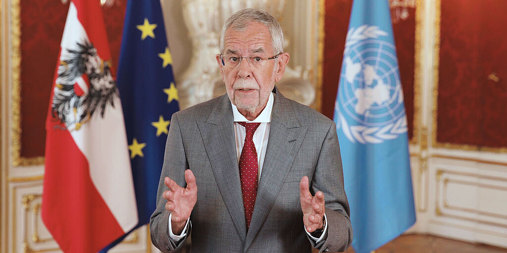 Videobotschaft von Bundespräsident Alexander Van der Bellen anlässlich des Biodiversitäts-Gipfels bei der 75. Generalversammlung der Vereinten Nationen in New York.