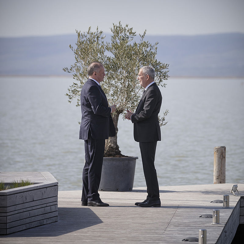 Arbeitsgespräch mit dem Präsidenten der Slowakischen Republik 21. März 2019