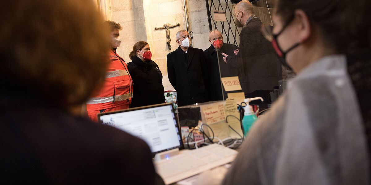 Weihnachtsbesuch bei Kardinal Christoph Schönborn