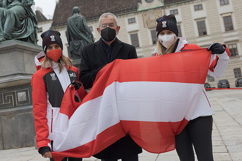 Vereidigung und Verabschiedung des österreichischen Team für die Olympischen Spiele 2022 in Peking 26. Jänner 2022