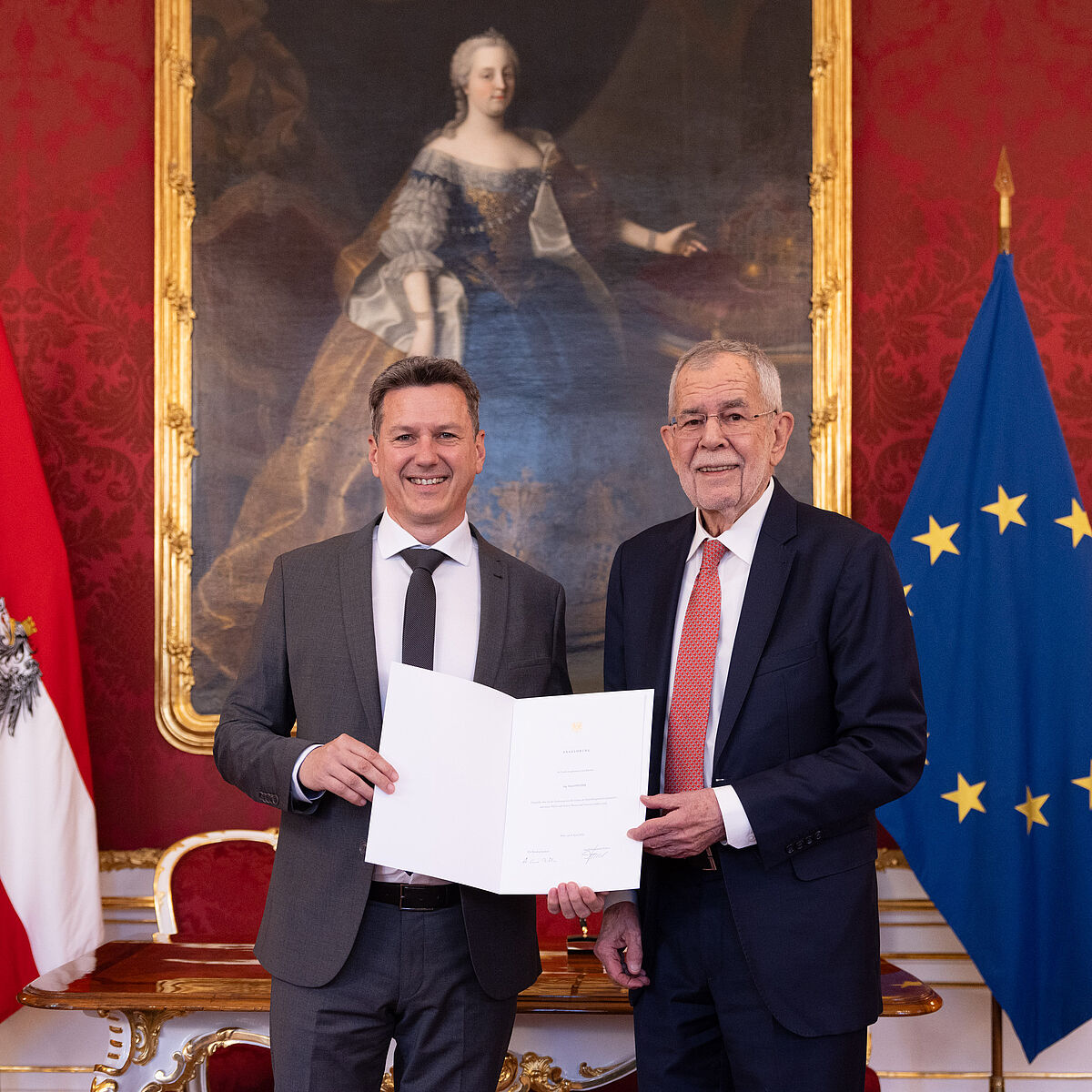 Angelobung von Daniel Fellner zum Landeshauptmann von Kärnten 8. April 2026